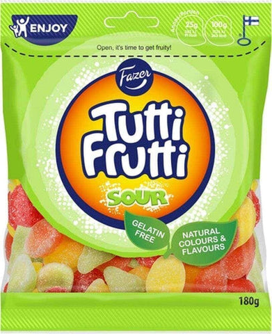 Fazer Tutti Frutti Sour 180g - Scandinavian Goods