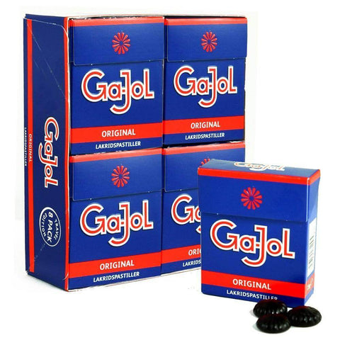 Ga-Jol Original Lakrids Pastiller 23g, 8-Pack - Scandinavian Goods