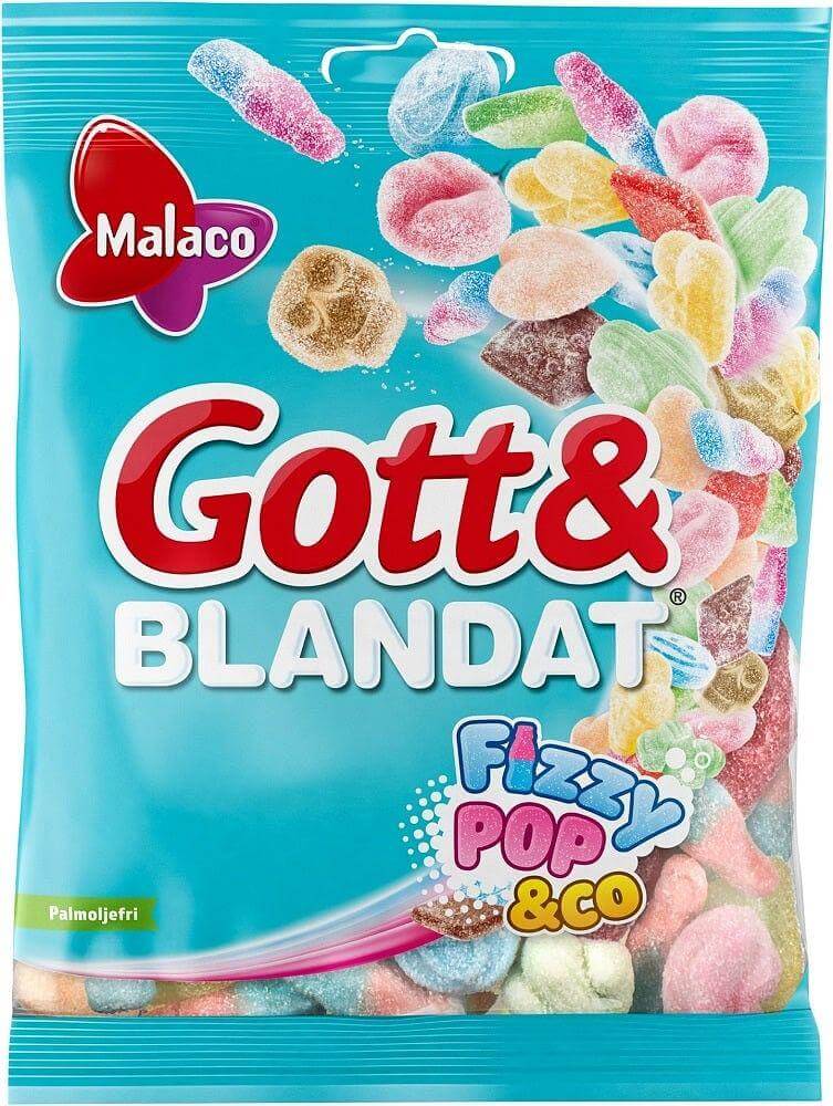 Avl automat Nu Gott & Blandat Fizzy Pop Mix 170g, 12-Pack | Swedish Candy