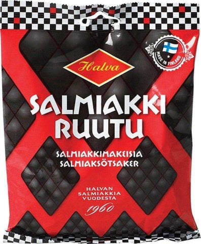 Halva Salmiakki 170g, 12-Pack - Scandinavian Goods