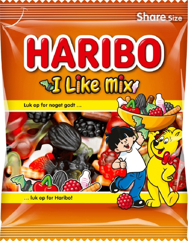 utilstrækkelig vækst Surrey Haribo I Like Mix 275g, 8-Pack | Danish Licorice