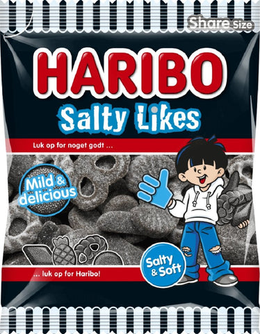 Haribo Salty Likes 160g, 14-Pack - Scandinavian Goods