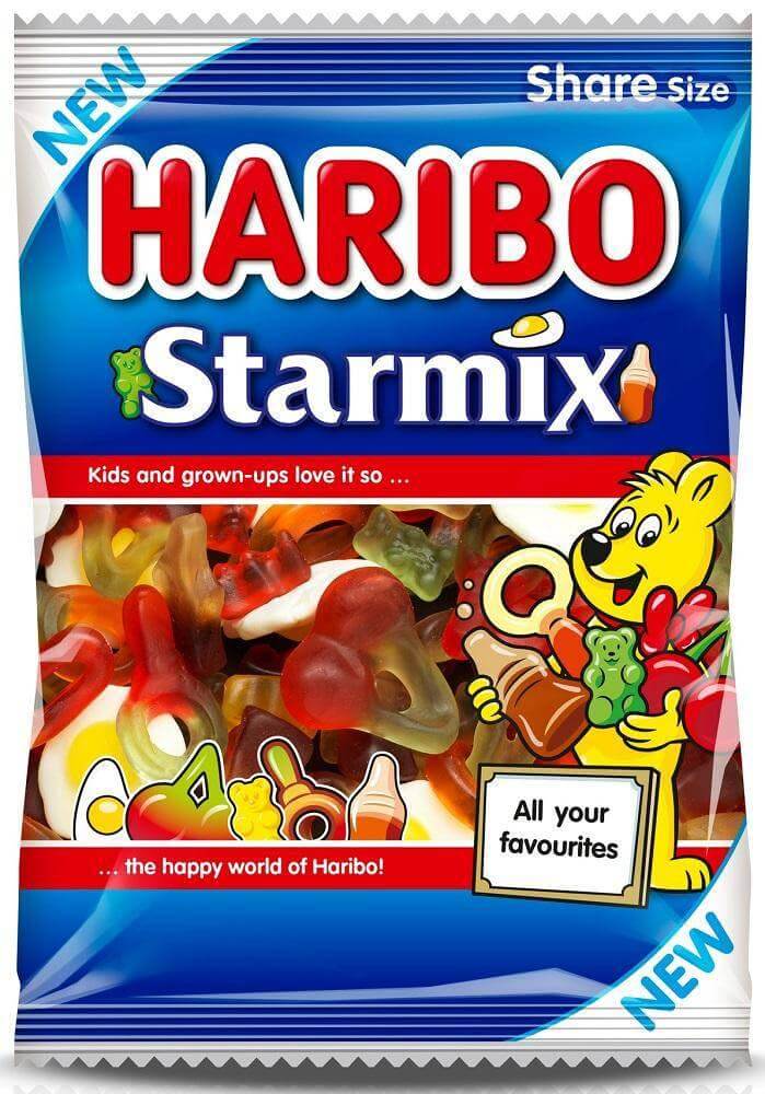 overskæg falme Ciro Haribo Starmix 270g, 8-Pack | Danish Candy