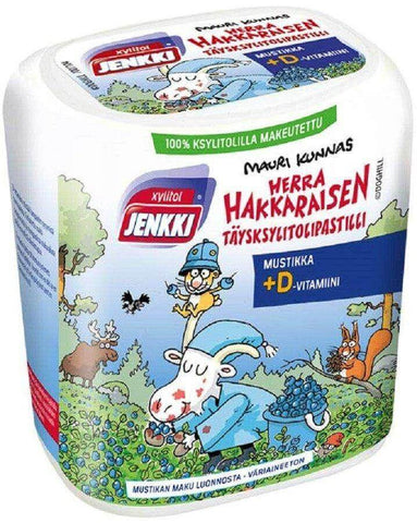 Herra Hakkaraisen Blueberry Xylitol Pastilles 45g, 12-Pack - Scandinavian Goods