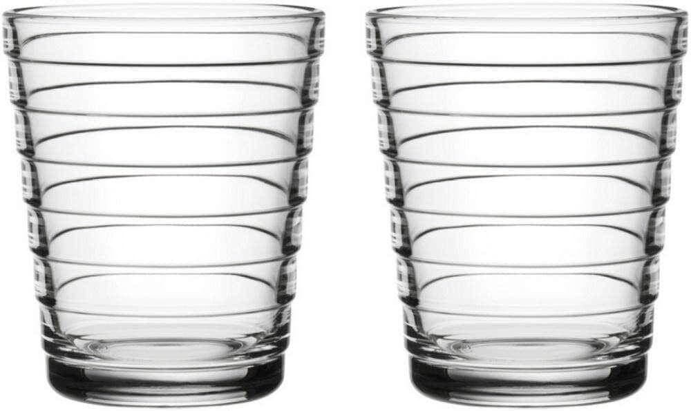 Iittala Aino Aalto tumbler 22 cl, clear, 2 pcs - Scandinavian Goods