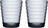 Iittala Aino Aalto tumbler 22 cl, grey, 2 pcs - Scandinavian Goods