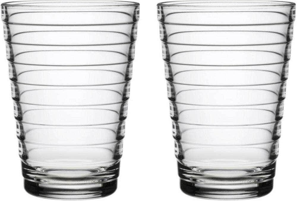 Iittala Aino Aalto tumbler 33 cl, clear, 2 pcs - Scandinavian Goods