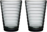 Iittala Aino Aalto tumbler 33 cl, grey, 2 pcs - Scandinavian Goods