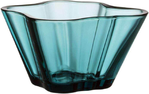 Iittala Alvar Aalto Collection bowl 75 mm, sea blue - Scandinavian Goods