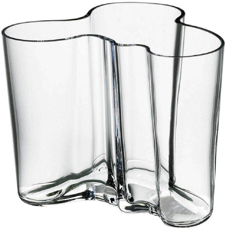 Iittala Alvar Aalto Collection vase 120 mm, clear - Scandinavian Goods