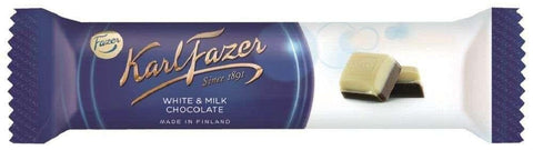 Karl Fazer White & Milk Chocolate 38g - Scandinavian Goods
