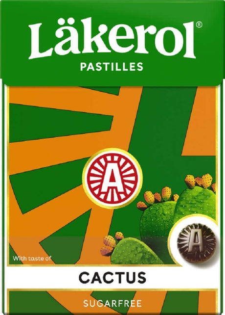 Läkerol Cactus 75g, 12-Pack - Scandinavian Goods