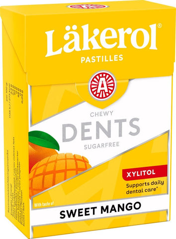 Läkerol Dents Sweet Mango 85g, 12-Pack - Scandinavian Goods