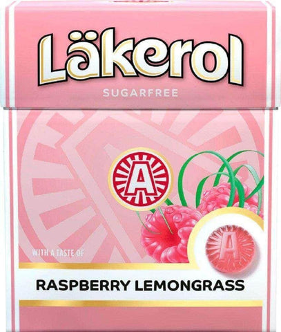 Läkerol Raspberry Lemongrass 25g, 24-Pack - Scandinavian Goods