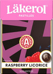 Läkerol Raspberry Licorice 75g, 12-Pack - Scandinavian Goods