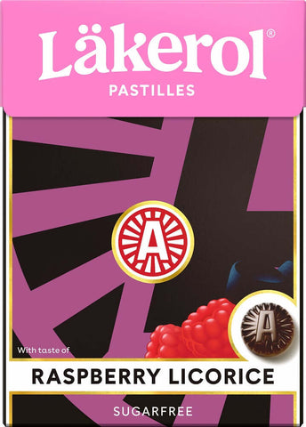Läkerol Raspberry Licorice 75g - Scandinavian Goods