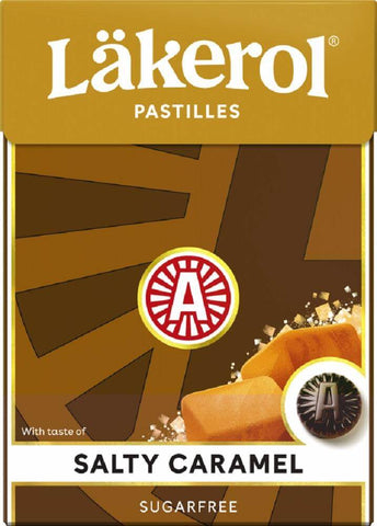 Läkerol Salty Caramel 75g, 12-Pack - Scandinavian Goods