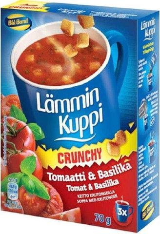 Lämmin Kuppi Crunchy Tomato & Basil Soup 70g, 16-Pack - Scandinavian Goods