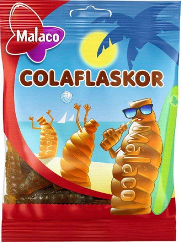 Malaco Colaflaskor 80g, 24-Pack - Scandinavian Goods