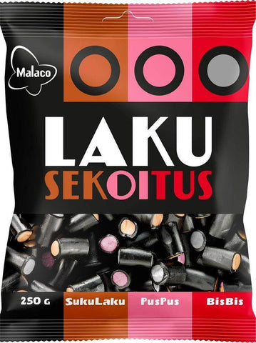 Malaco Lakusekoitus 250g, 8-Pack - Scandinavian Goods