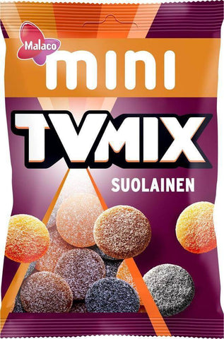 Malaco TV Mix Suolainen 110g, 18-Pack - Scandinavian Goods