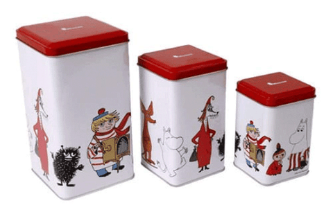 Moomin Kitchen Jar Set - Scandinavian Goods