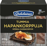 Oululainen Dark Thin Crispbread 215g, 10-Pack - Scandinavian Goods