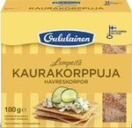 Oululainen Thin Oat Crispbread 180g, 10-Pack - Scandinavian Goods