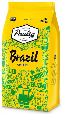 Paulig Brazil Coffee Beans 500g, 6-Pack - Scandinavian Goods