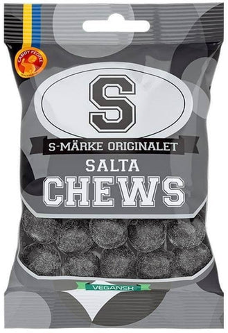 S-Märke Chews Salta 70g, 24-Pack - Scandinavian Goods