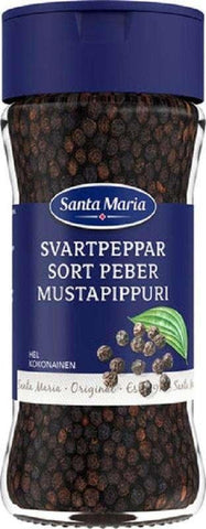 Santa Maria Black Pepper Whole 62g - Scandinavian Goods