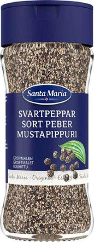 Santa Maria Crushed Black Pepper 59g, 8-Pack - Scandinavian Goods