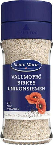Santa Maria Poppy Seeds White 43g, 12-Pack - Scandinavian Goods