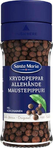 Santa Maria Whole Black Pepper 23g - Scandinavian Goods