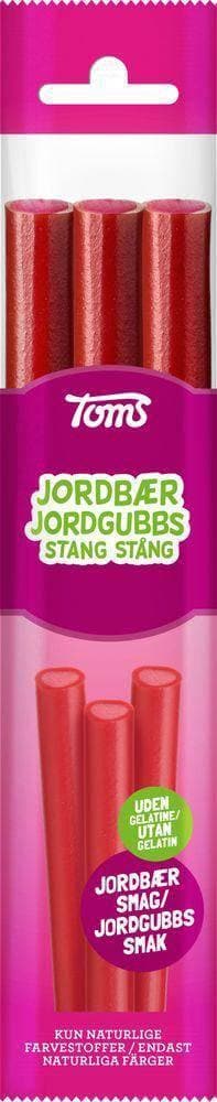 Toms Jordbær Stang 75g, 20-Pack - Scandinavian Goods