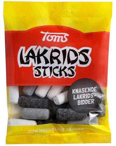 Toms Lakrids Sticks 200g, 10-Pack - Scandinavian Goods